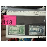 FIJI MINT LH 1946 WWII PEACE ISSUE STAMPS