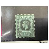 FIJI 92 MINT LH 1 SHILLING 1912 GEORGE V ISSUE