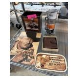 JOHN WAYNE ITEMS / WALLET / ESPRESSO CUPS
