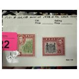 FIJI MINT LH 1938 HI VAL COMM ISSUE STAMPS