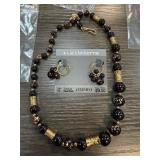 LIZ CLAIBORNE NECKLACE & EARRINGS SET