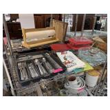 CONTENTS OF SHELF LOT OF KITCHEN