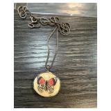 STERLING SILVER BUTTERLY NECKLACE ASI