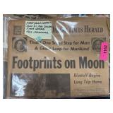 1969 FIRST MOON LANDING DALLAS TIMES NEWSPAPER