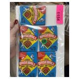 5 PACKS 1990 BOWMAN BASEBALL CARDS