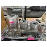 VINTAGE WEST BEND ATOMIC MID CENTURY CANISTER SET