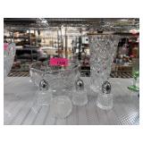 LOT OF MIXED GLASSWARE / CRYSTAL