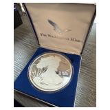8 OZ PROOF SILVER BULLION ROUND .999 HALF POUND
