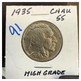 1935 BUFFALO NICKEL HIGH GRADE