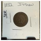 1882 INDIAN HEAD PENNY CENT