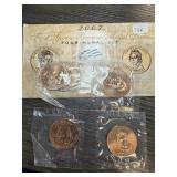 2007 4 COIN BRONZE MEDAL SET