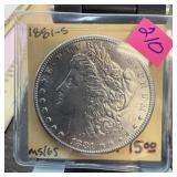 1881-S MORGAN SILVER DOLLAR HIGH GRADE