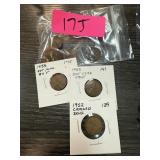 LOT OF MIXED WHEAT PENNIES CENTS ERRORS
