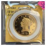 24K GOLD PROOF REPLICA COMM COIN