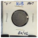 1907 LIBERTY V NICKEL