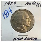 1929 BUFFALO NICKEL HIGH GRADE
