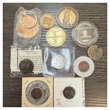 LARGE LOT OF MIXED TOKENS / COINS