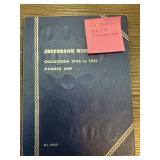 JEFFERSON NICKEL COIN ALBUM 38D 39D W 8 SILVERS