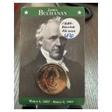 JAMES BUCHANAN UNC DOLLAR COIN