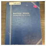 BUFFALO NICKEL COIN ALBUM 28 DIFFERENT
