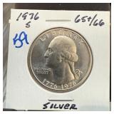 1976-S WASHINGTON SILVER QUARTER