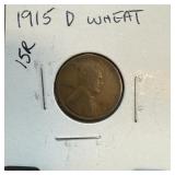 1915-D WHEAT PENNY CENT