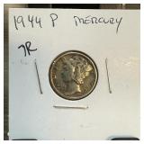 1944 MERCURY SILVER DIME