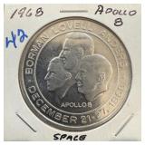 1968 APOLLO 8 SPACE COMMEMORATIVE