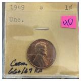 1949-S WHEAT PENNY CENT HIGH GRADE