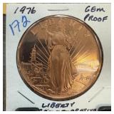 1976 GEM PROOF LIBERTY COMM COIN