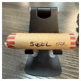 ROLL OF STEEL WHEAT PENNIES CENTS