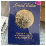 LTD ED 4TH MARINE DIV SCHOLARSHIP FUND COIN