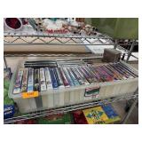 VERY LARGE LOT OF DISNEY VHS TAPES ETC VERY LARGE LOT OF DISNEY VHS TAPES ETC