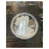 LARGE HALF POUND 8OZ .999 SILVER BULLION ROUND LARGE HALF POUND 8OZ .999 SILVER BULLION ROUND