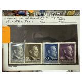 GERMAN OCC OF POLAND MINT OG 1941 HITLER STAMPS GERMAN OCC OF POLAND MINT OG 1941 HITLER STAMPS