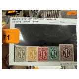 ALLIED OCC OF GERMANY 1945-6 WWII ISSUE STAMPS ALLIED OCC OF GERMANY 1945-6 WWII ISSUE STAMPS