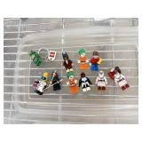 LOT OF 10 MIXED LEGO MINI FIGURINES LOT OF 10 MIXED LEGO MINI FIGURINES