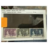 FIJI MINT NH SET 3 1937 CORONATION ISSUE FIJI MINT NH SET 3 1937 CORONATION ISSUE