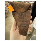 ANTIQUE LEATHER GUN HOLSTER ANTIQUE LEATHER GUN HOLSTER