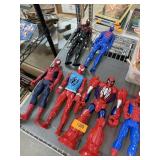 LOT OF SPIDER-MAN SPIDERMAN ACTION FIGURES LOT OF SPIDER-MAN SPIDERMAN ACTION FIGURES