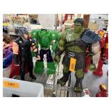 LOT OF HULK FIGURINES / THOR FIGURINE LOT OF HULK FIGURINES / THOR FIGURINE