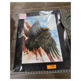 SIGNED MONTE MOORE PRINT "PROTECTED" SIGNED MONTE MOORE PRINT "PROTECTED"