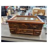 HIGH QUALITY BURL WATCH / JEWELRY BOX HIGH QUALITY BURL WATCH / JEWELRY BOX