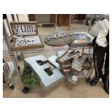 LARGE LOT OF WALL DECOR METAL SIGNS / ETC LARGE LOT OF WALL DECOR METAL SIGNS / ETC