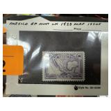 MEXICO MINT LH 1928 MAP ISSUE STAMP MEXICO MINT LH 1928 MAP ISSUE STAMP