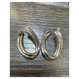 STERLING SILVER HOOP EARRINGS STERLING SILVER HOOP EARRINGS