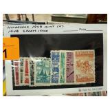 NICARAGUA 1948 MINT 9 1948 SPORTS ISSUE NICARAGUA 1948 MINT 9 1948 SPORTS ISSUE