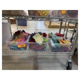 3 BINS OF BARBIE OUTFITS 3 BINS OF BARBIE OUTFITS