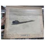LOCKHEED SR-71 SIGNED PHOTO CREW 1965 NOTE