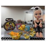 LOT OF MISC TOYS / BRATZ ETC